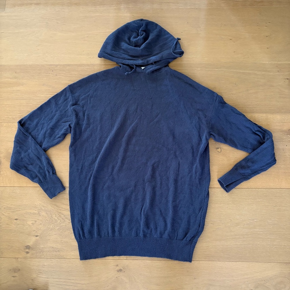 Men’s Zara Deep Blue Knit Hoodie